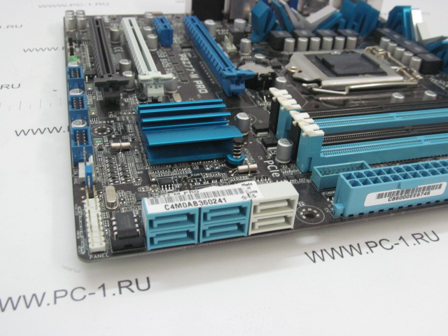 Материнская плата MB ASUS P8Z77-M Pro /Socket 1155 /3xPCI-E x16 /PCI-E x1 /6xSATA (2xSATA 3.0) /4xDDR3 /Sound /LAN /6xUSB (4хUSB 3.0) /HDMI /DVI /SVGA /2xE-SATA /Optical S/PDIF /mATX /Заглушка, мануал