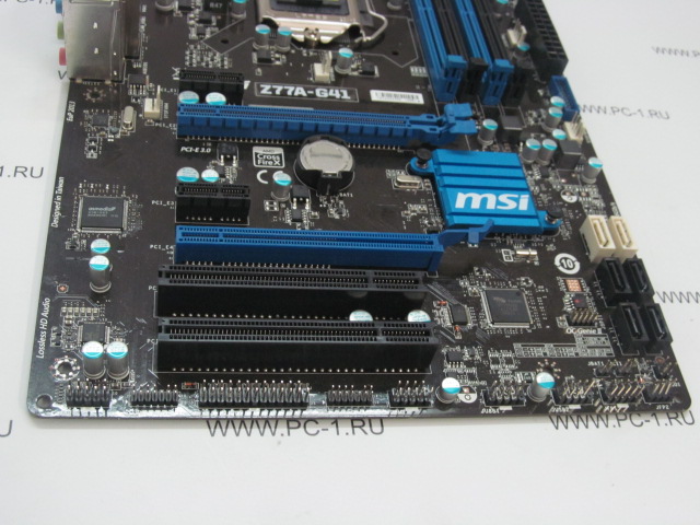 Материнская плата MB MSI Z77A-G41 /Socket 1155 /2xPCI-E x16 /2xPCI-E x1 /2xPCI /6xSATA (2xSATA 3.0) /4xDDR3 /Sound /LAN /6xUSB (2хUSB 3.0) /HDMI /SVGA /ATX