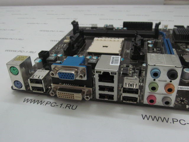 Материнская плата MB MSI A55M-P35 (MS-7697) /Socket FM1 /PCI-E x16 /2xPCI-E x1 /PCI /6xSATA 3.0 /2xDDR3 /Sound /LAN /6xUSB /SVGA /DVI /mATX