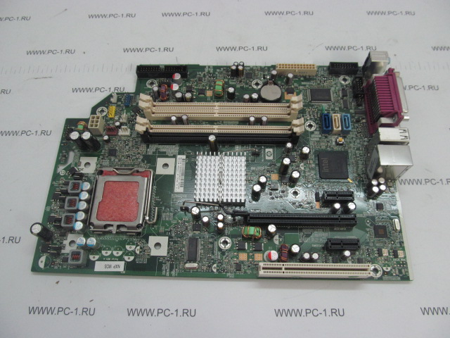 Материнская плата MB HP DC7800 (p/n 437793-001, 437348-001) /Socket 775 /PCI /2xPCI-E x1 /PCI-E x16 /4xDDR2 /3xSATA /6xUSB /VGA /Sound /LPT /LAN /BTX