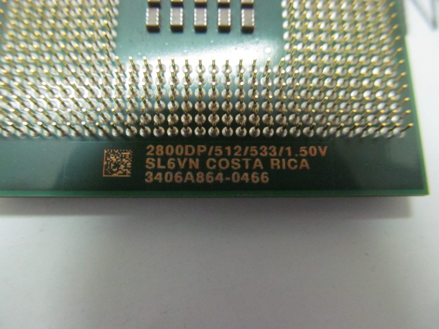 Процессор Socket 603 Intel XEON 2800DP (2.8GHz) /512k /533FSB /1.50V /SL6VN