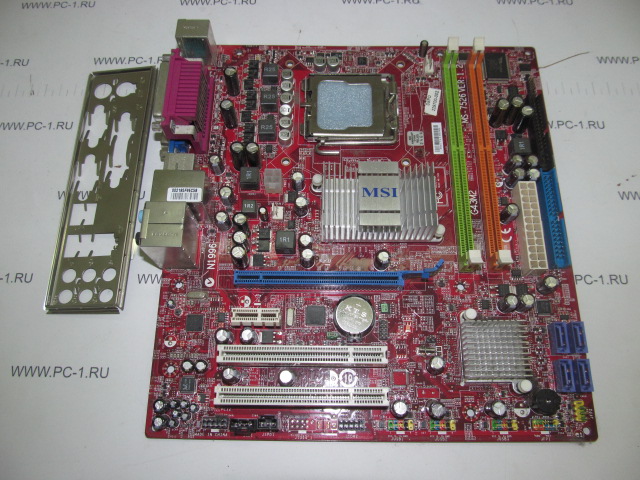 Материнская плата MB MSI G43M2 (MS-7526 Ver. 1.2) /Socket 775 /PCI-E x16 /2xPCI /PCI-E x1 /2xDDR2 /4xSATA /SVGA /LPT /4xUSB /LAN /mATX /Заглушка