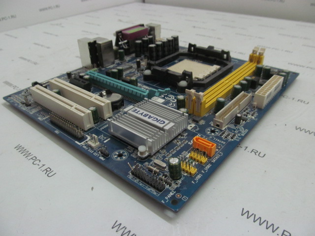 Материнская плата MB GigaByte GA-M61PME-S2 /Socket AM2 /2xPCI /PCI-E x1 /PCI-E x16 /2xDDR2 /SATA /VGA /Sound /COM /LPT /4xUSB /LAN /mATX