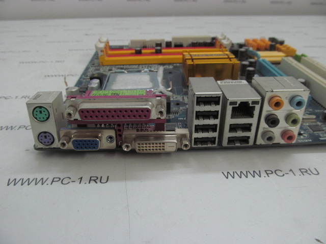Материнская плата MB Gigabyte GA-EQ45M-S2 /Socket 775 /2xPCI /PCI-E x1 /PCI-E x16 /4xDDR2 /6xSATA /Sound /VGA /6xUSB /LAN /LPT /DVI /mATX