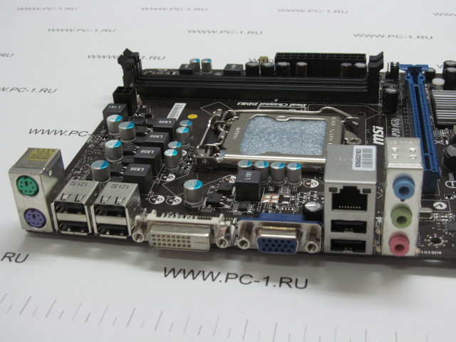 Материнская плата MB MSI H61M-P20 (G3) (MS-7788) /Socket 1155 /2xDDR3 /PCI-E x16 /PCI-E x1 /4xSATA /VGA /DVI /LAN /Sound /6xUSB /mATX