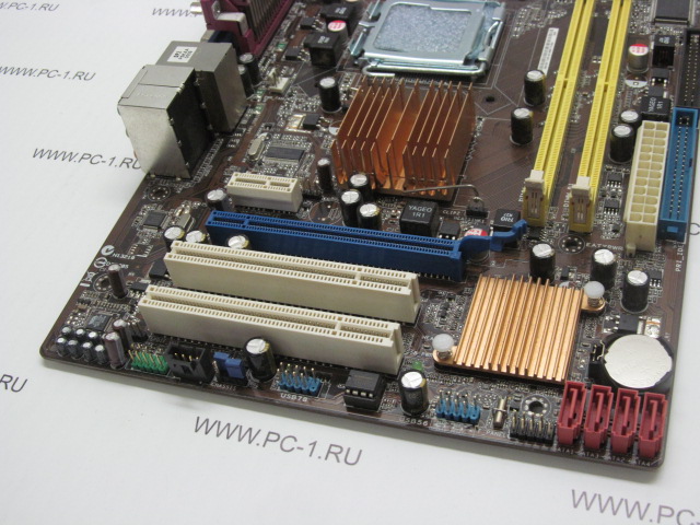 Материнская плата MB ASUS P5KPL-AM /S775 /2xPCI /PCI-E 16x /PCI-E 1x /2xDDRII /4xSATA /4xUSB /SVGA /COM /Sound /LAN /mATX
