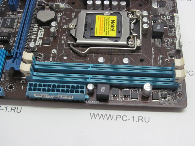 Материнская плата MB ASUS H61M-C /Socket 1155 /2xDDR3 /PCI /PCI-E x16 /PCI-E x1 /4xSATA /SVGA /COM /LPT /LAN /Sound /4xUSB /mATX