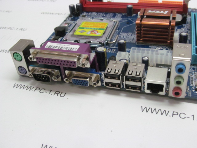 Материнская плата MB ITZR G31M /Socket 775 /2xDDR2 /PCI /PCI-E x16 /2xSATA /SVGA /COM /LPT /LAN /Sound /4xUSB /mATX /RTL /НОВАЯ