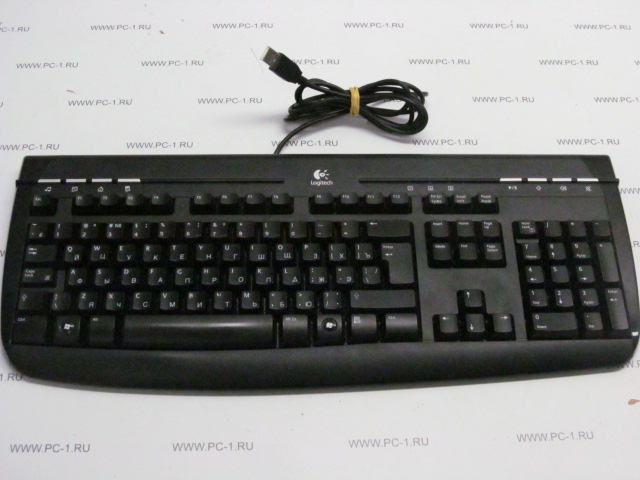 Клавиатура мультимедийная Logitech Internet 350 Black /USB /8 дополнительных клавиш
