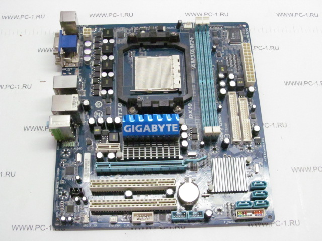 Материнская плата MB Gigabyte GA-MA78LM-S2 /Socket AM2+, AM3 /PCI-E x16 /PCI-E x1 /2xPCI /2xDDR3 /DVI /VGA /Sound /8xUSB /4xSATA /LAN /mATX