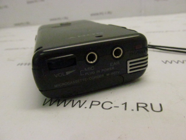 Аналоговый диктофон Sony M-607V микрокассетный /VOR (Voice Operated Recording) /RTL /Made in Japan