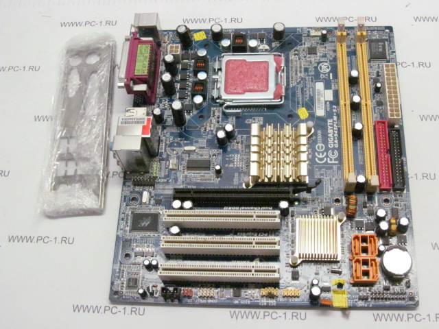 Материнская плата MB Gigabyte GA-945PLM-S2 /Socket 775 /3xPCI /PCI-E x16 /2xDDR2 /4xSATA /Sound /4xUSB /LAN /LPT /COM /mATX /Заглушка