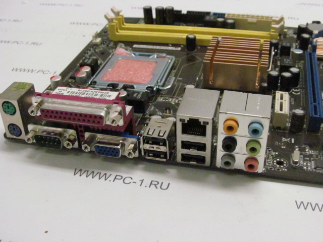 Материнская плата MB ASUS P5KPL-AM/C/SI /Intel G31 /Socket 775 /2xPCI /PCI-E x1 /PCI-E x16 /2xDDR2 DIMM /4xSATA /Sound /SVGA /4xUSB /LAN /LPT /COM /mATX /Заглушка