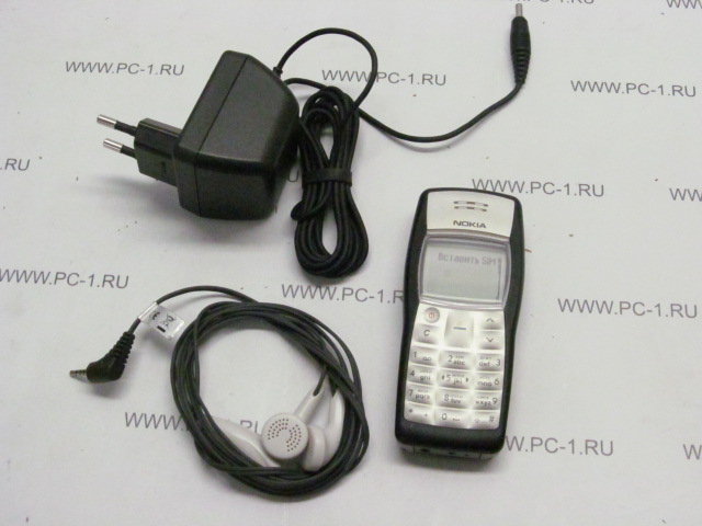 Мобильный телефон Nokia 1100 /GSM /экран 96x65 /Фонарик /Гарнитура, Зарядка