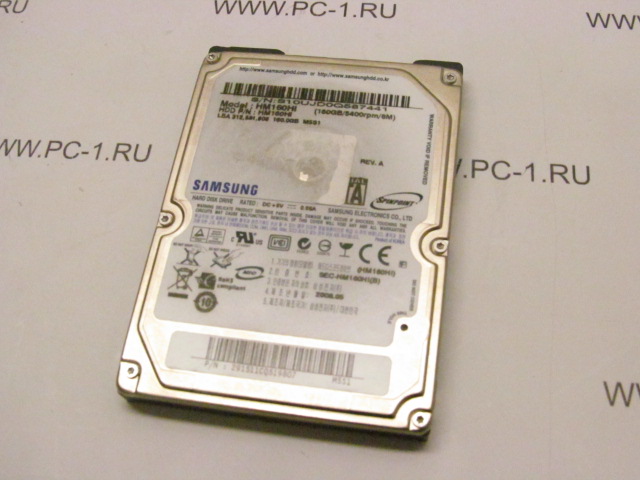 Жесткий диск 2.5" HDD SATA-II 160Gb Fujitsu MHZ2160BH /5400rpm /8Mb