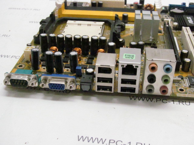 Материнская плата MB ASUS M2R-FVM /VP /S /Socket AM2 /2xPCI /PCI-E x16 /PCI-E x1 /4xDDR2 /Sound /4xSATA /4xUSB /LAN /SVGA /COM /mATX /Заглушка