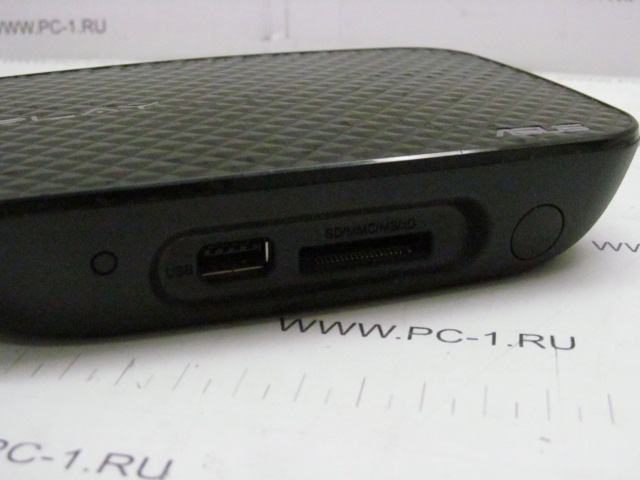 Медиаплеер ASUS O!Play Mini Plus /1080p (Full HD) /HDMI /Wi-Fi /USB /Ethernet /e-SATA /Optical S/PDIF /поддержка IPTV /SD /Memory Stick /MKV, H.264, FLAC /Диск, Пульт ДУ