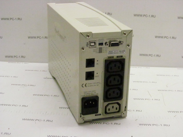 Источник бесперебойного пинаия CyberPower UP 550UI /интерактивный /550 ВА / 330 Вт /количество выходных разъемов: 4 (3 с питанием от батареи) /Защита локальной сети /USB /RS-232