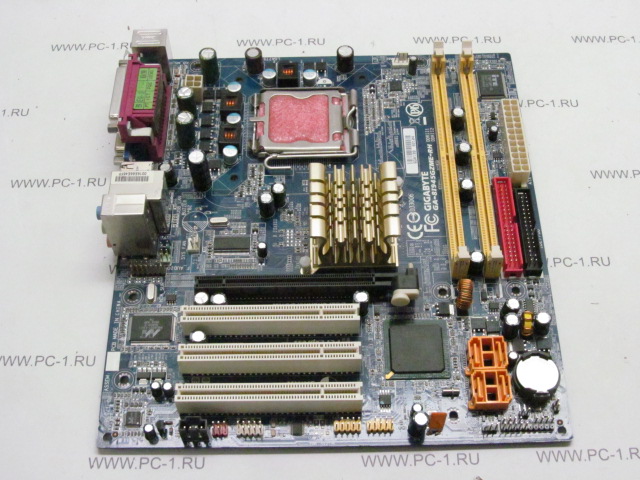 Материнская плата MB Gigabyte GA-8I945GZME-RH /Socket 775 /3xPCI /PCI-E x16 /2xDDR2 /4xSATA /Sound /SVGA /4xUSB /LAN /LPT /COM /mATX