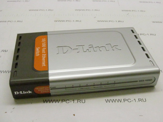 Коммутатор (switch) D-link DES-1008D /8 портов Ethernet 10/100 Мбит/сек /RTL /НОВЫЙ