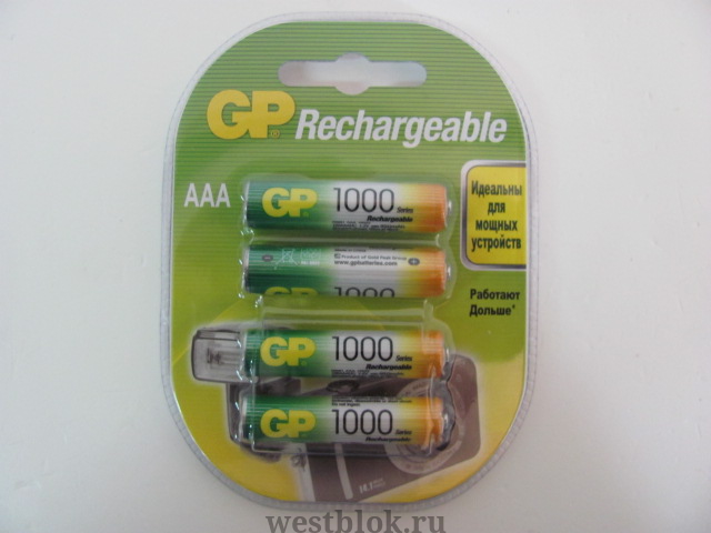 Аккумулятор AАА GP HR03-2BL 1000мА/ч - Pic n 54198