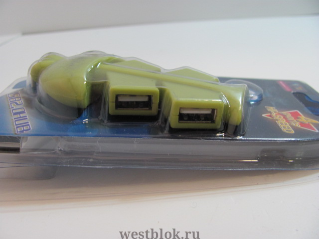 USB-хаб Рыбка зеленая - Pic n 76617