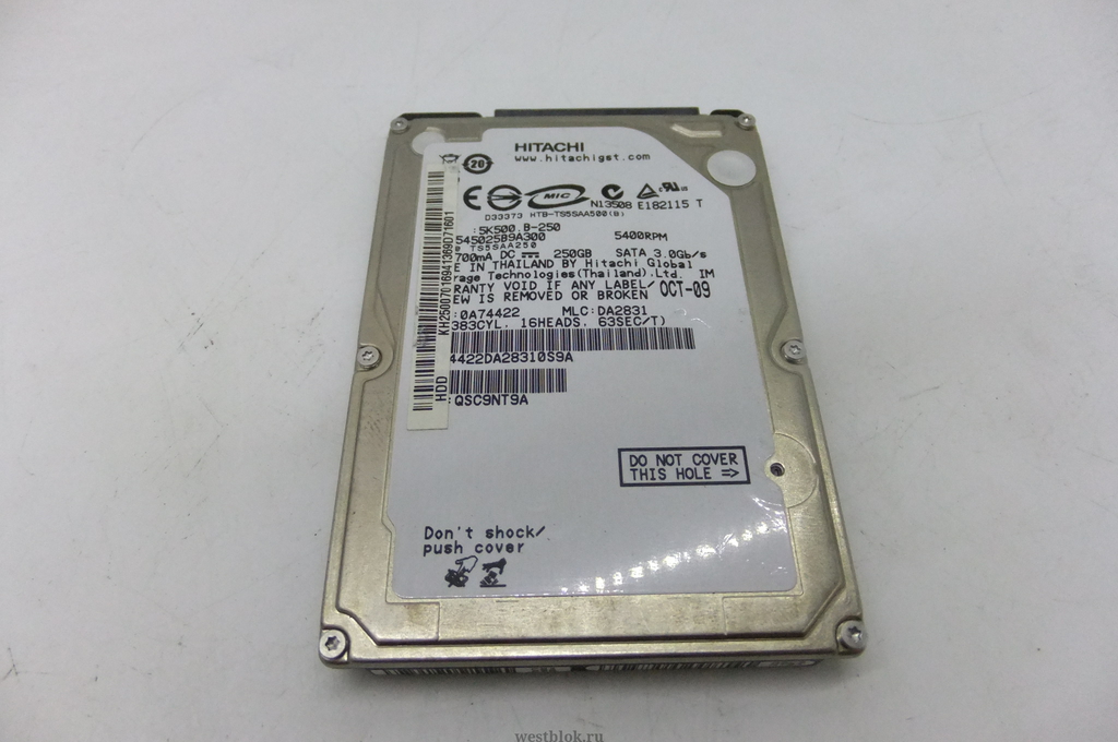 Жесткий диск 2.5" HDD SATA 250Gb Hitachi - Pic n 108489