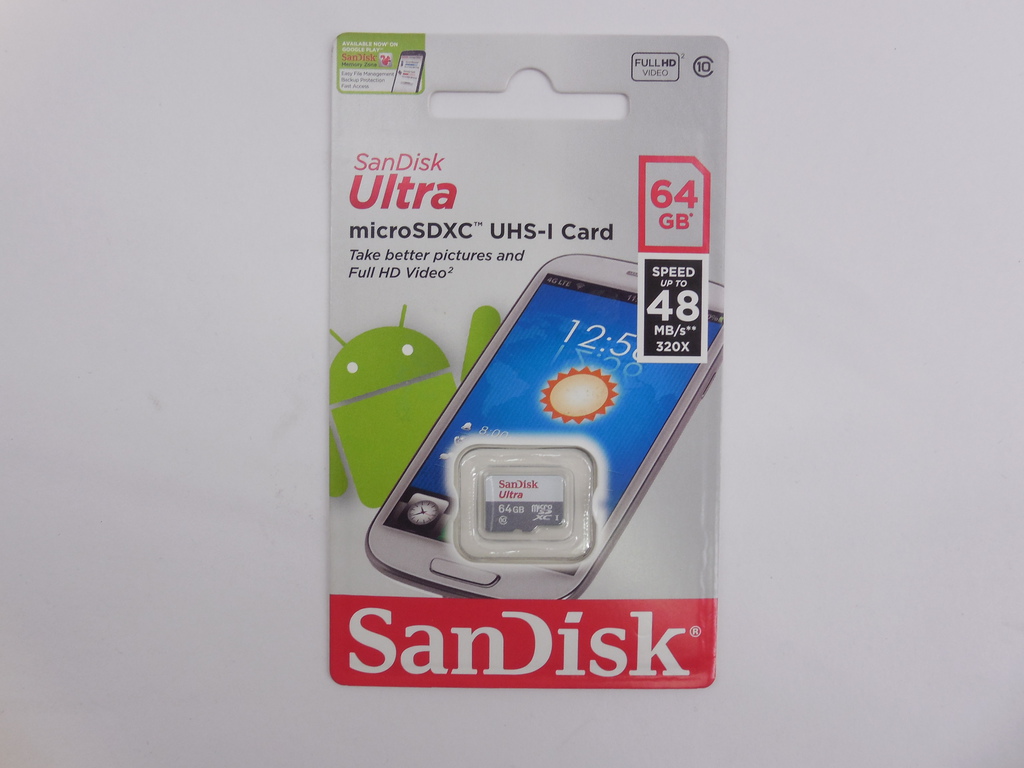 Карта памяти microSDXC 64Gb SanDisk - Pic n 267305