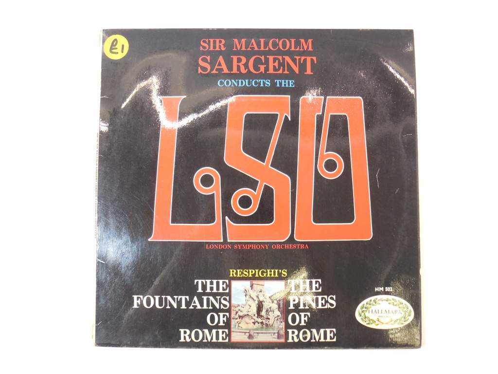 Грампластинка Sir Malcolm Sargent Respighis - Pic n 270676