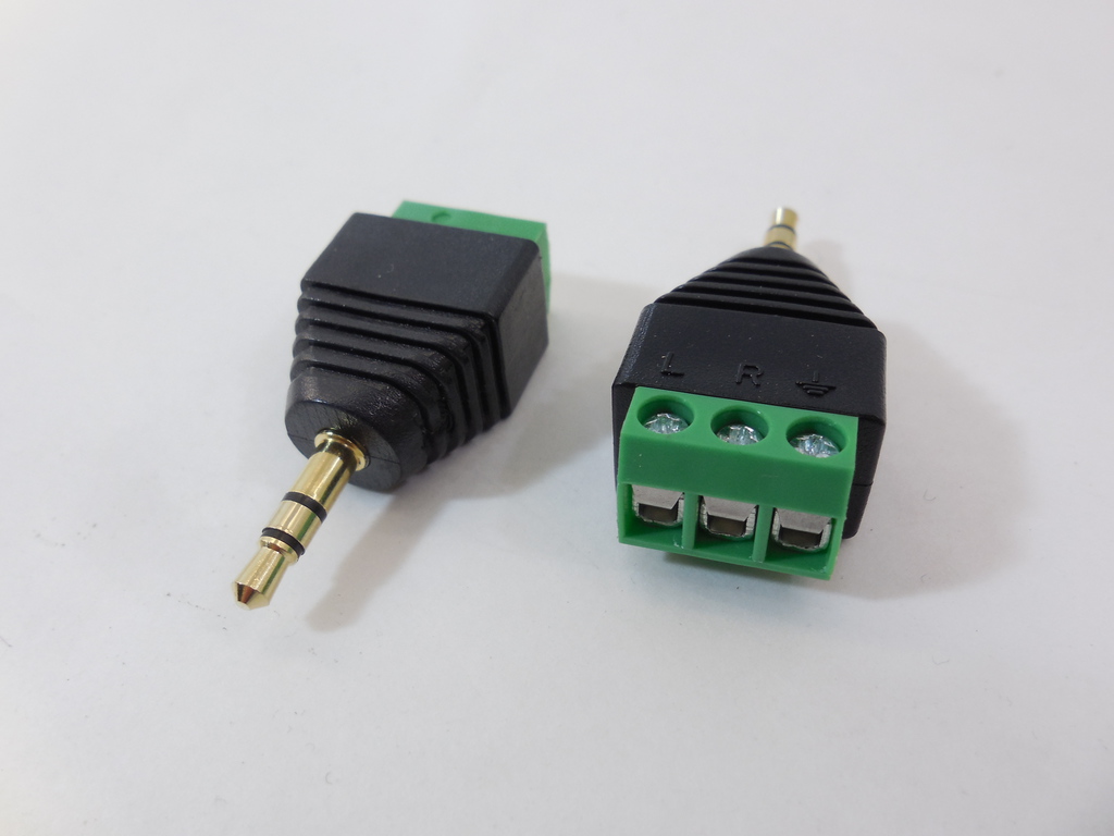 Штекер miniJack 3.5 3pin на терминальный блок - Pic n 273153