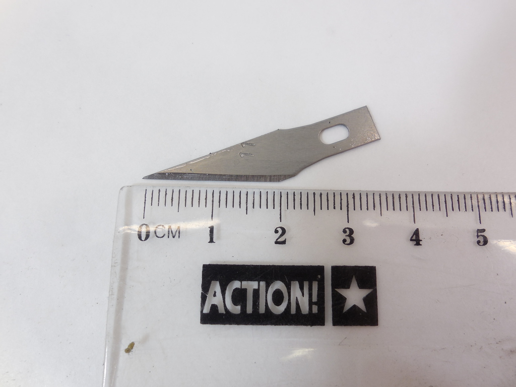 Макетный цанговый нож с 15 запасными лезвиями - Pic n 273763