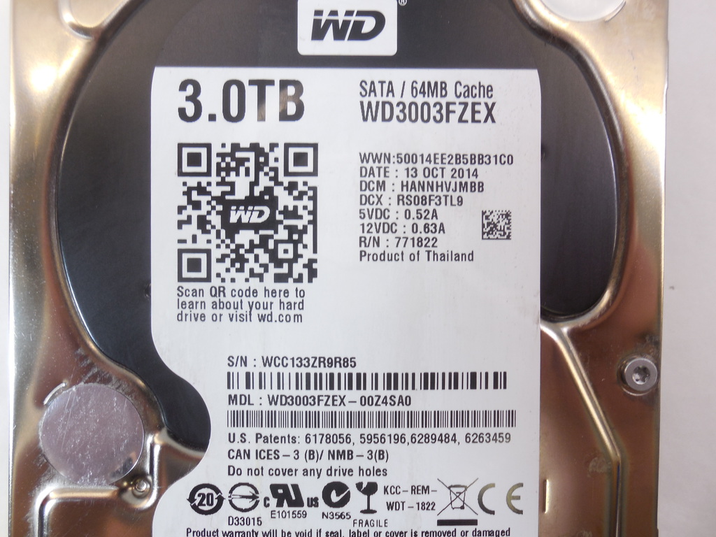 Жесткий диск 3.5 HDD SATA 3TB Western Digital - Pic n 275247