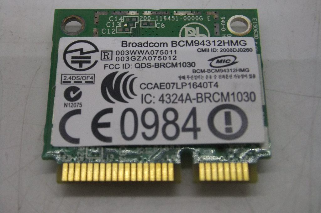 Модуль Wi-Fi mini-PCI-E BroadCom - Pic n 123016