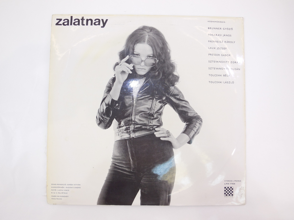 Пластинка Zalatnay Saroltaa ‎– Zalatnay - Pic n 283464