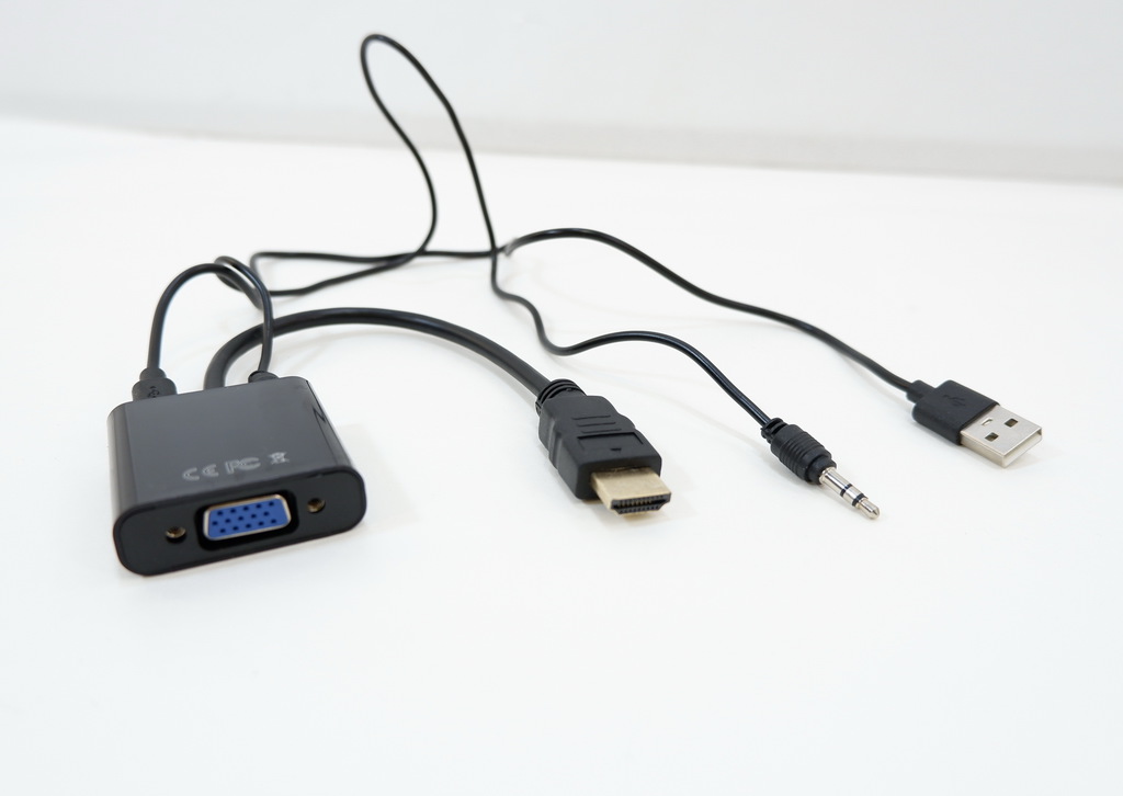 Адаптер HDMI в VGA с аудио выходом и доп. питанием - Pic n 284979