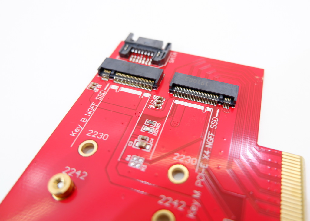 Контролер PCI-E M.2 SATA + NVMe для SSD - Pic n 285821