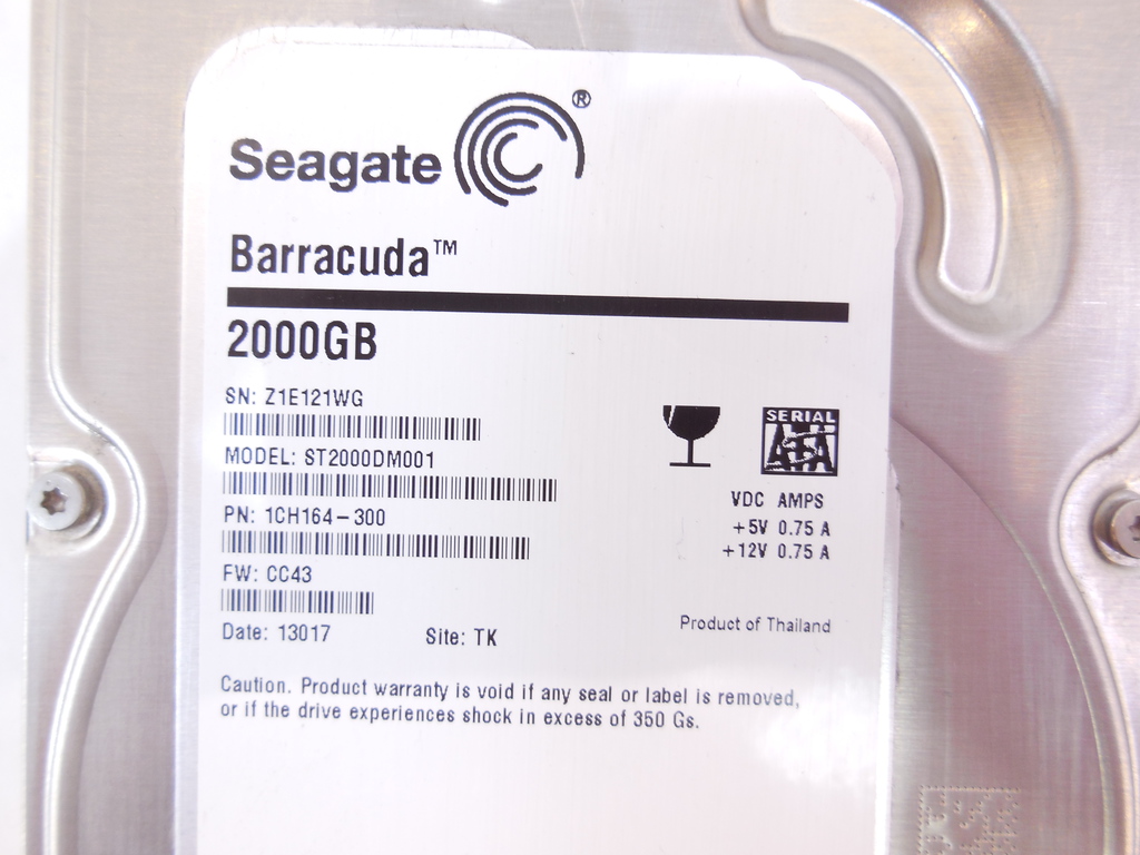 Жесткий диск HDD 3.5 SATA 2Tb Seagate Barracuda - Pic n 262710