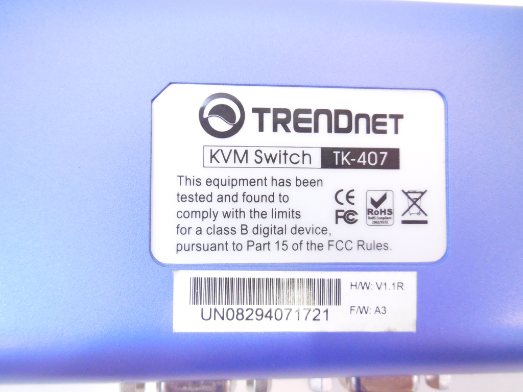 KVM переключатель TRENDnet TK-407K /4-port USB - Pic n 289903