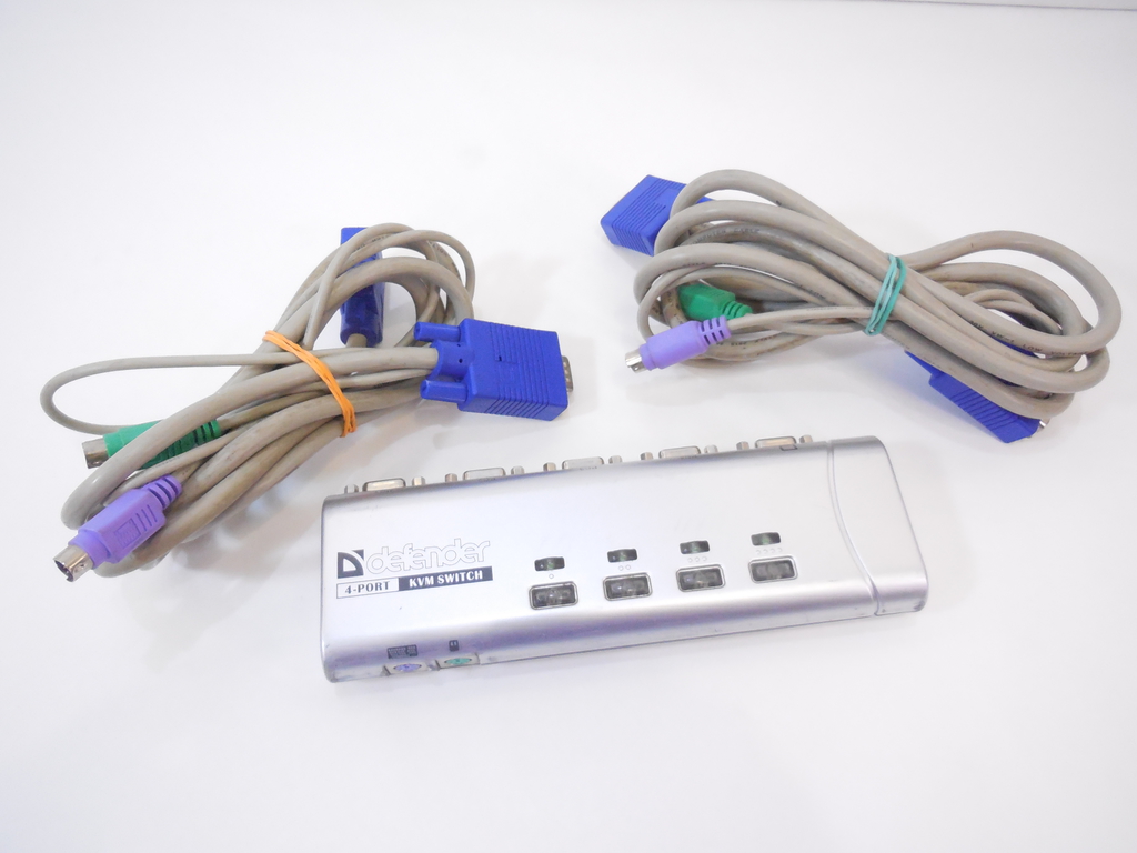 KVM-переключатель Defender 4-Port Slim KVM Switch - Pic n 289904