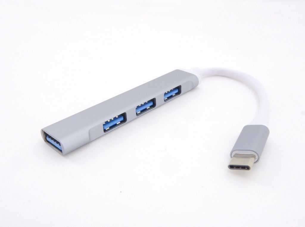 Type-C USB-хаб USB-C to 4xUSB 3.0 Gray - Pic n 291705
