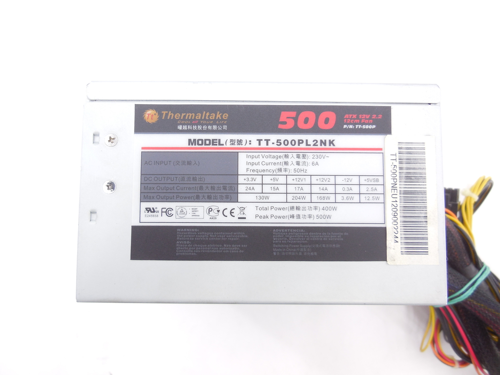 Блок питания Thermaltake TT-500PL2NK 500W  - Pic n 292519