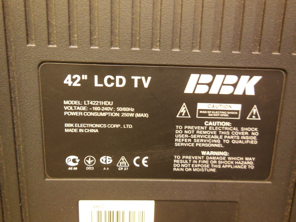 Телевизор ЖК 42" BBK LT4221HDU Full HD 1080p - Pic n 292531