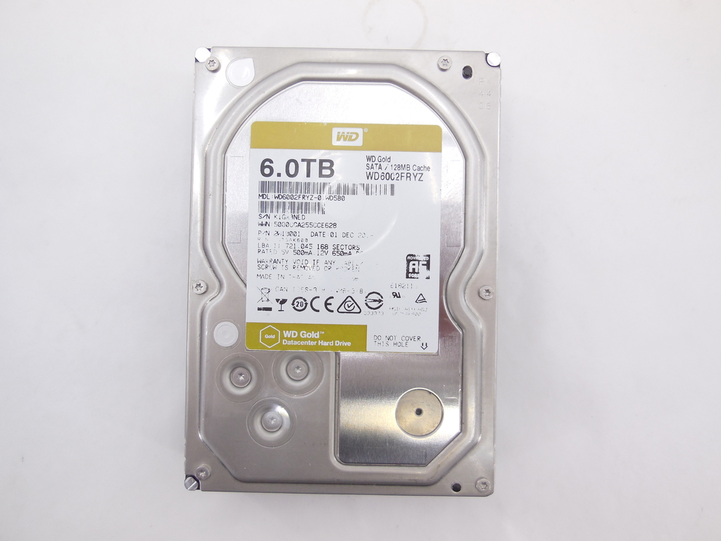 Жесткий диск 3.5" HDD SATA 6Tb WD Gold  - Pic n 292617