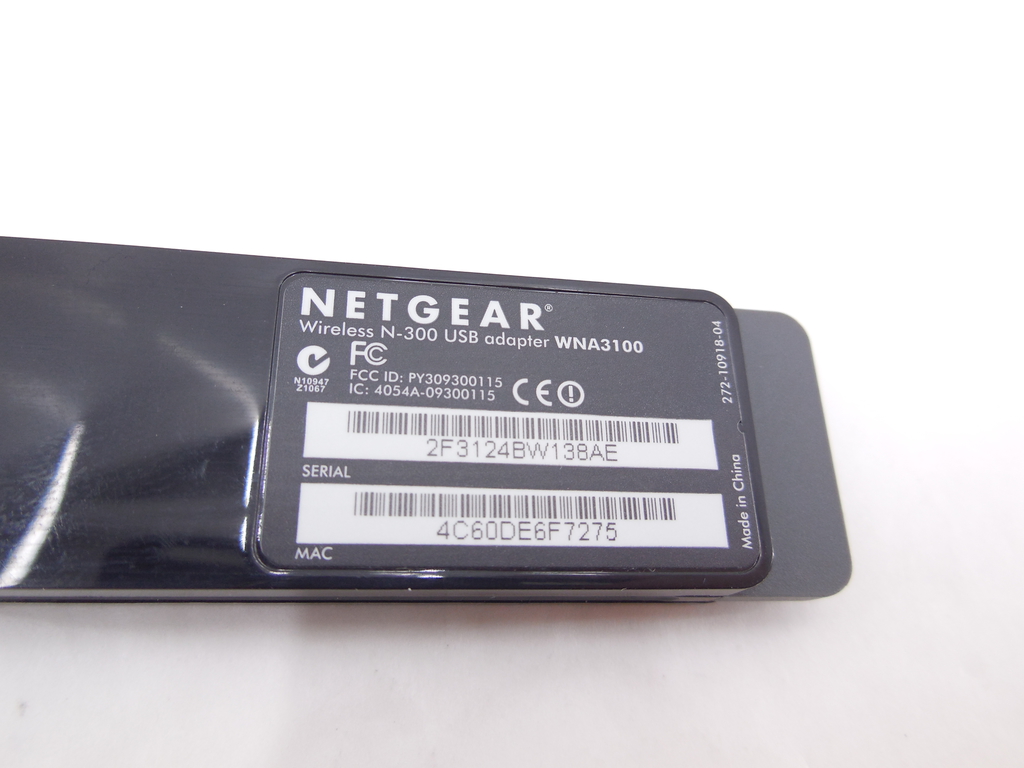 Wi-Fi адаптер USB NetGear WNA3100 300 Мбит/с - Pic n 292662