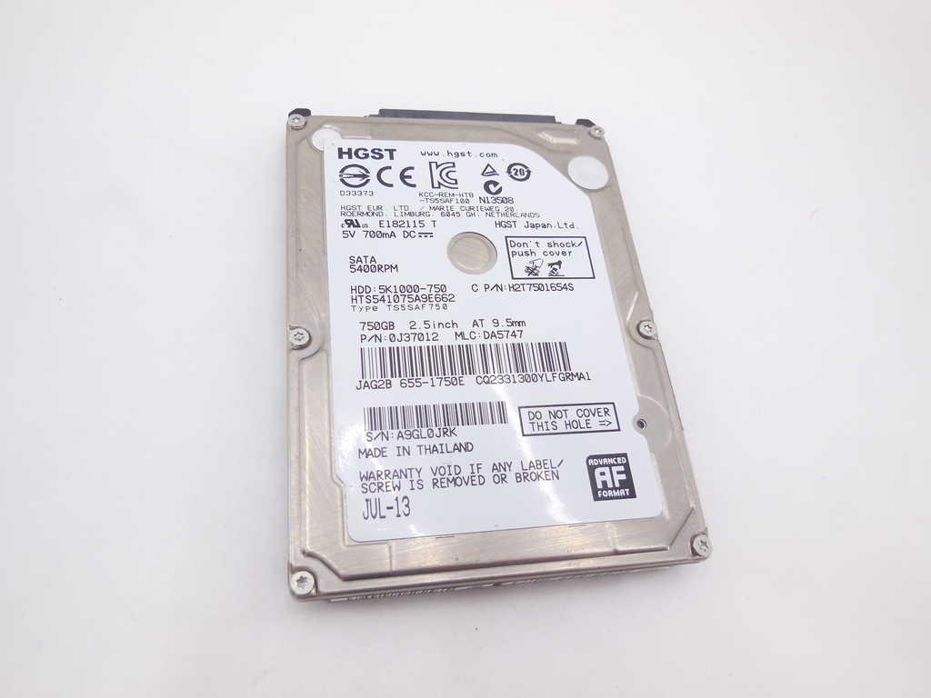 Жесткий диск 2.5 HDD SATA 750Gb Hitachi HGST  - Pic n 292795