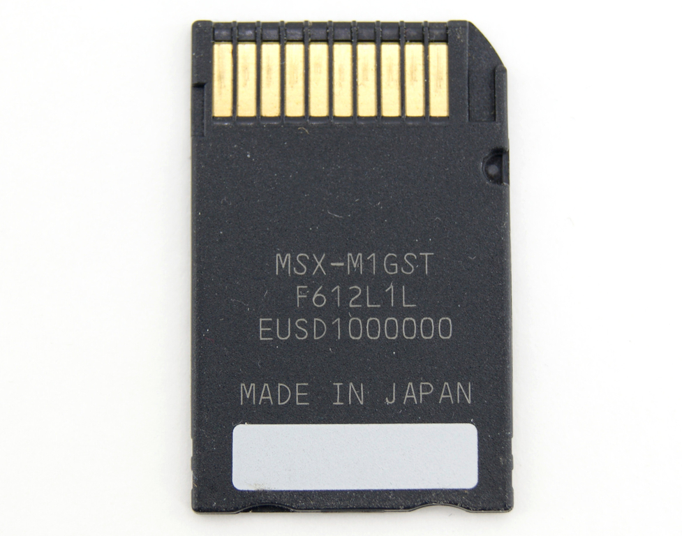 Карта памяти Sony MemoryStick PRO Duo 1GB - Pic n 293213