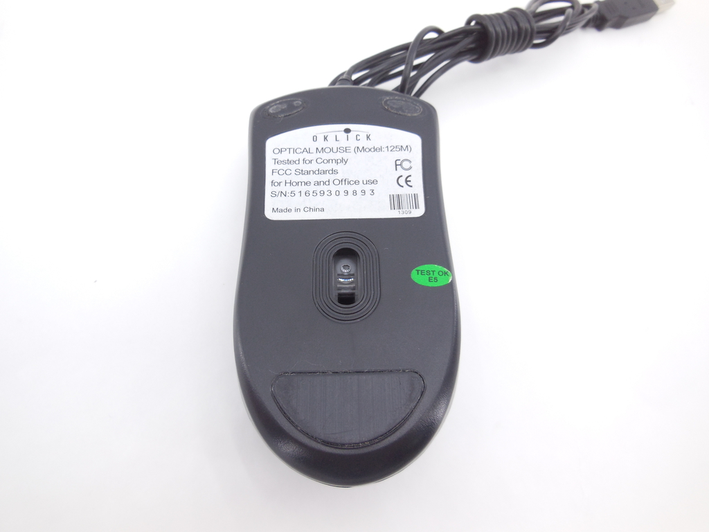 Мышь проводная USB Oklick 125M, 800dpi - Pic n 293217