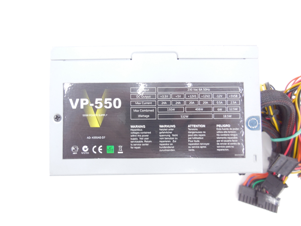 Блок питания AeroCool VP-550 550W - Pic n 293395