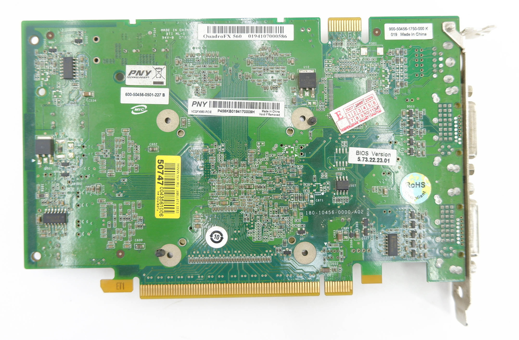 Видеокарта PNY Quadro FX 560 128Mb - Pic n 293668