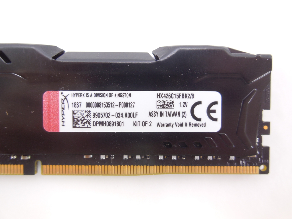Оперативная память DDR4 8GB HyperX KIT 2x4Gb - Pic n 294055